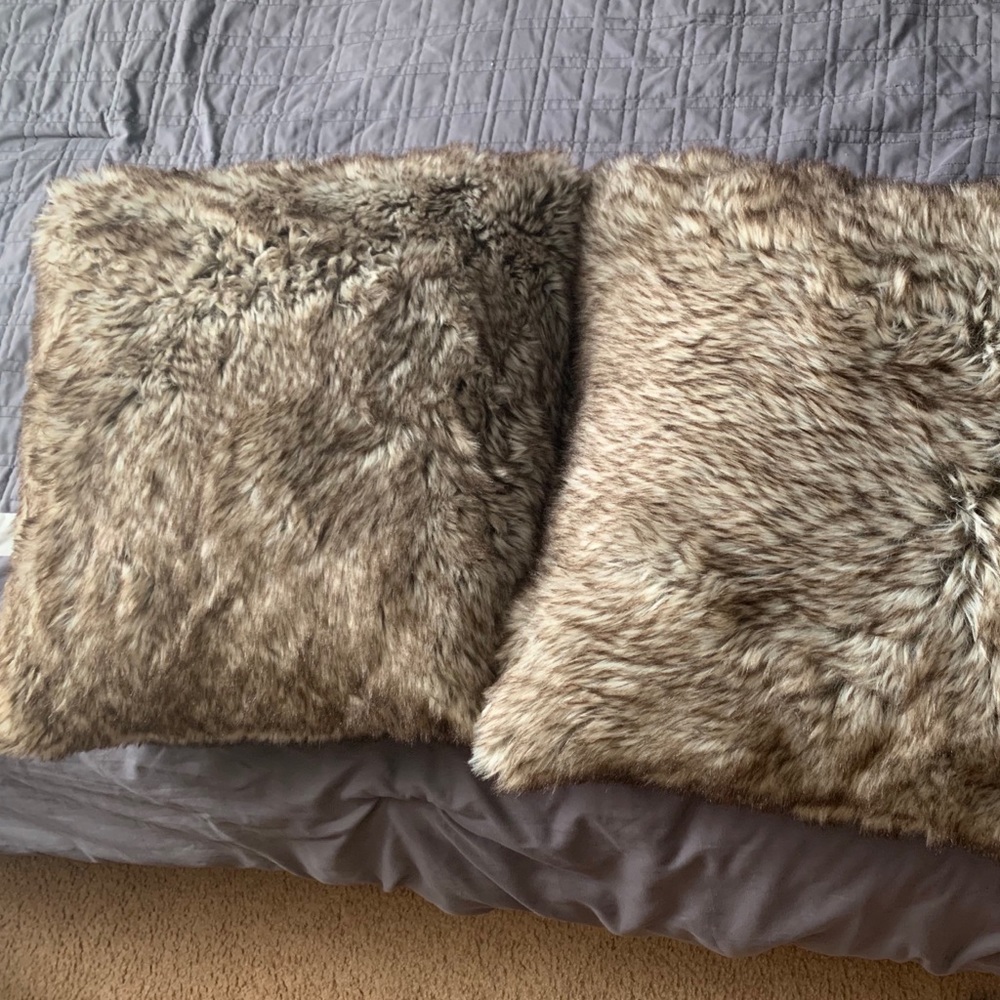 Fox Fur Pillows